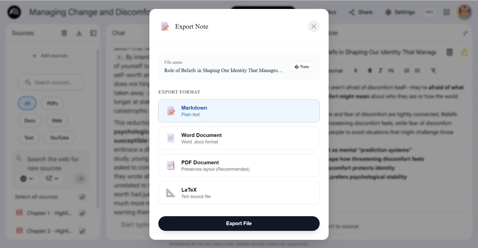 The NotebookLM Ultra Exporter Chrome extension.