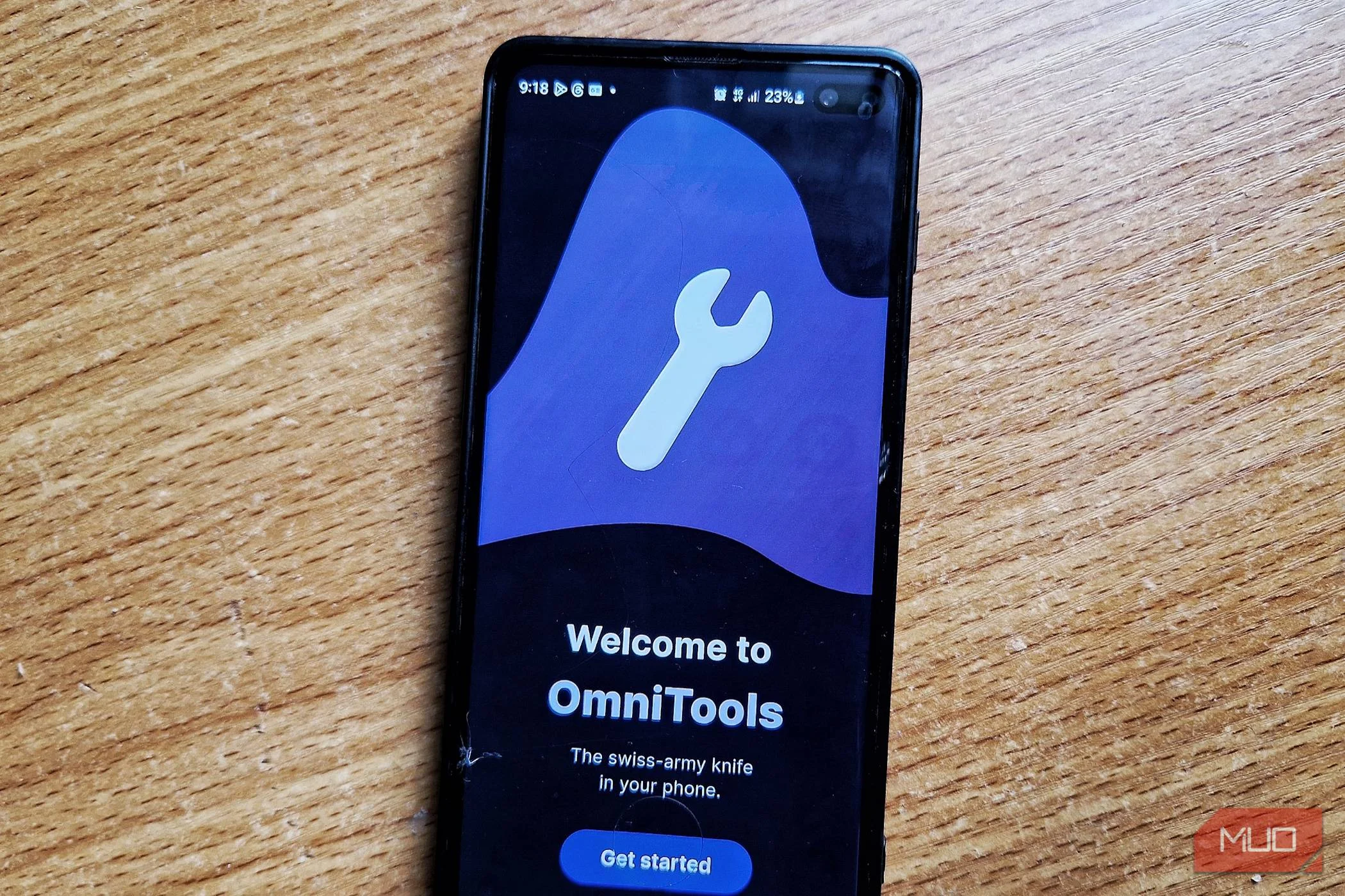 OmniTools welcome screen.